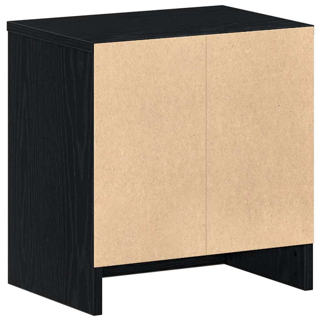 Nattbord 2 stk med skuff svart 39x28x41 cm vidaXL