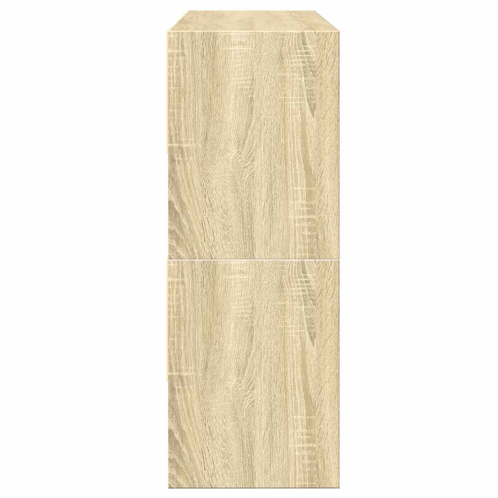 Skostativer 2 stk stablebar sonoma eik 89,5x30x40 cm