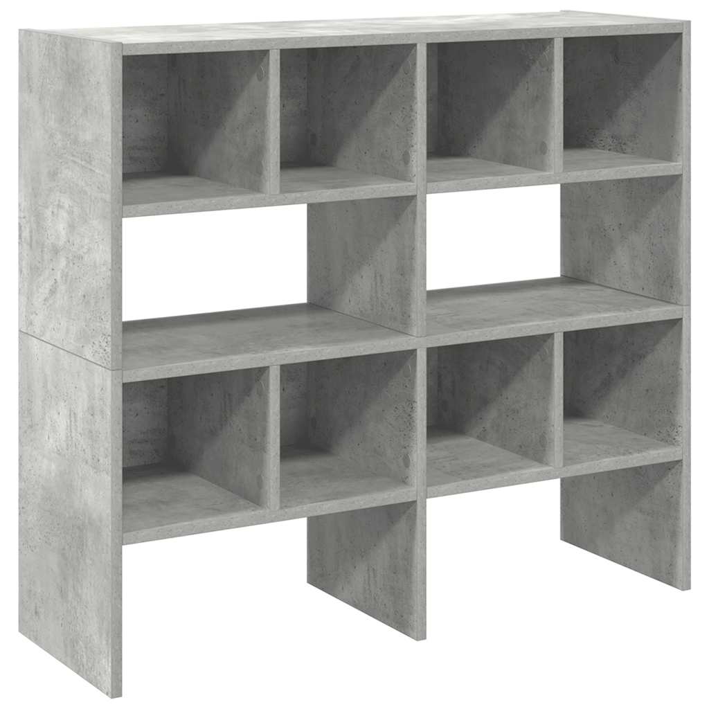 Skostativer 2 stk stablebar betonggrå 89,5x30x40 cm