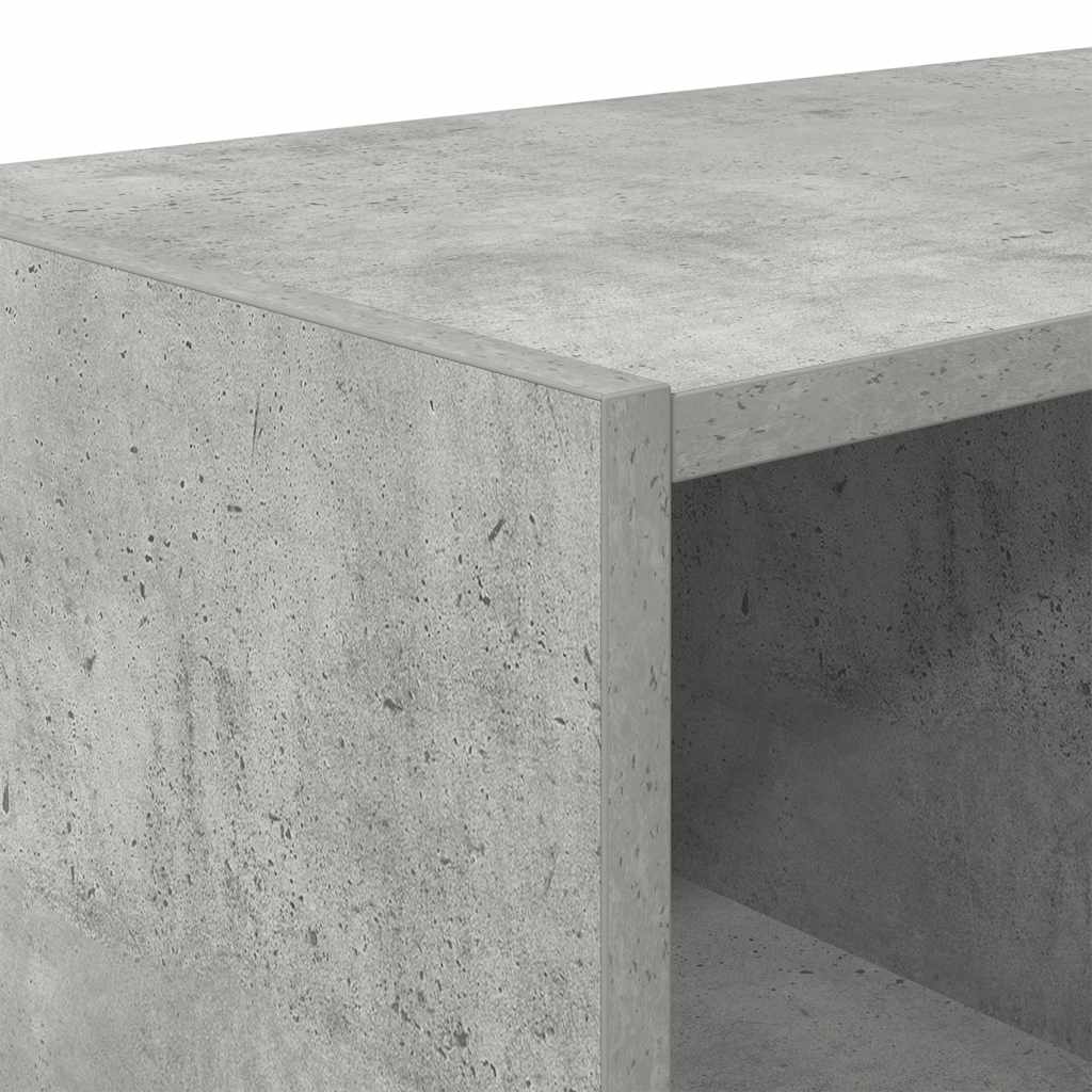 Skostativer 2 stk stablebar betonggrå 89,5x30x40 cm