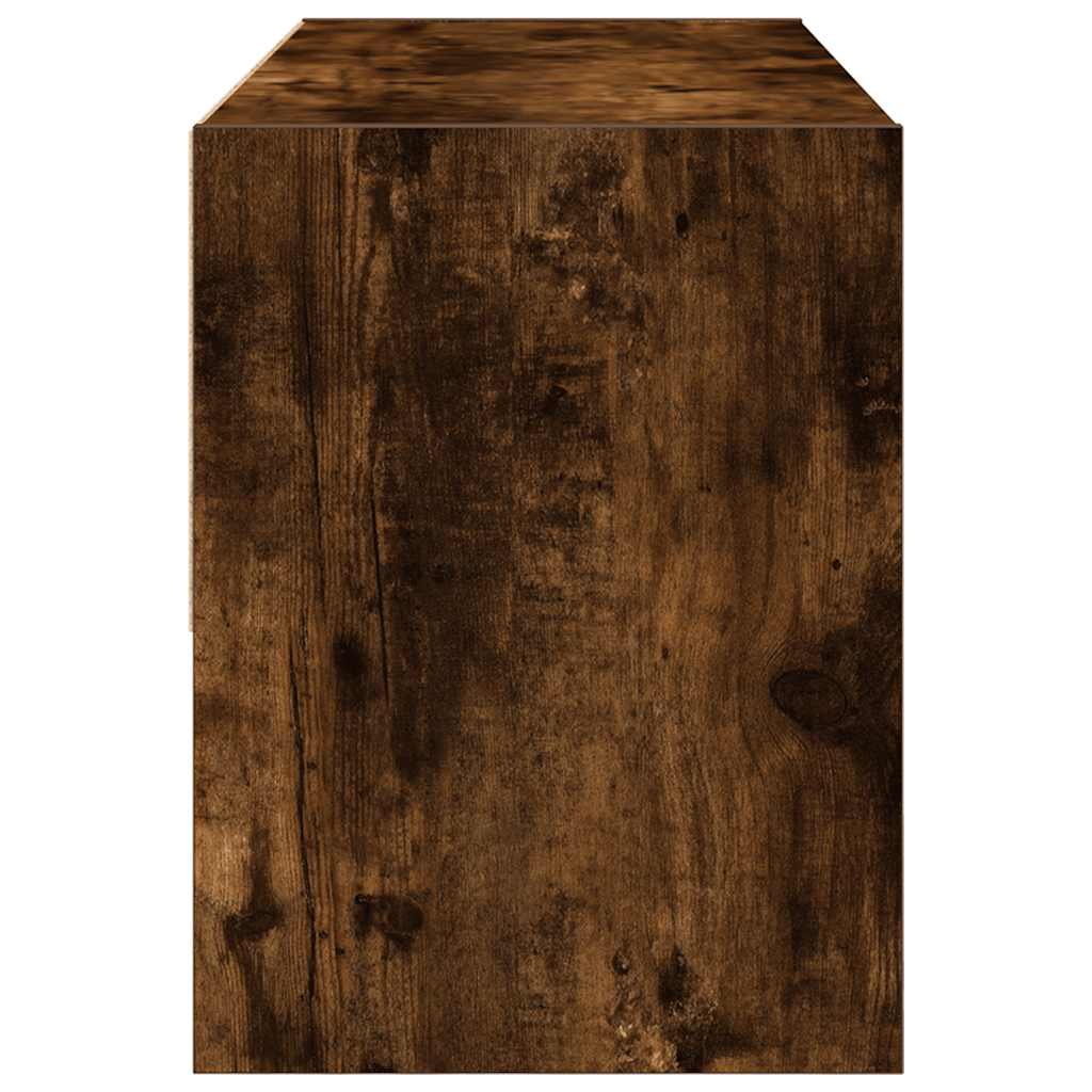 Skostativ stablebar røkt eik 89,5x30x40 cm