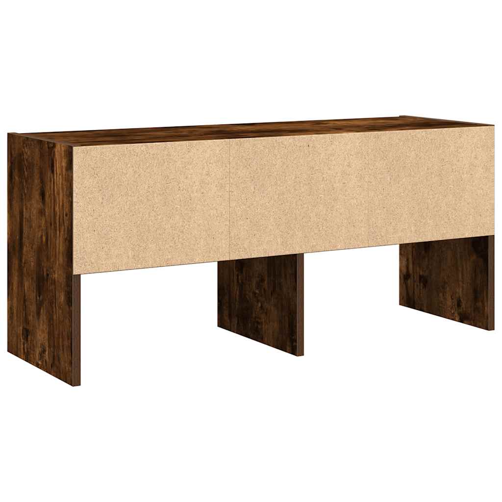 Skostativ stablebar røkt eik 89,5x30x40 cm