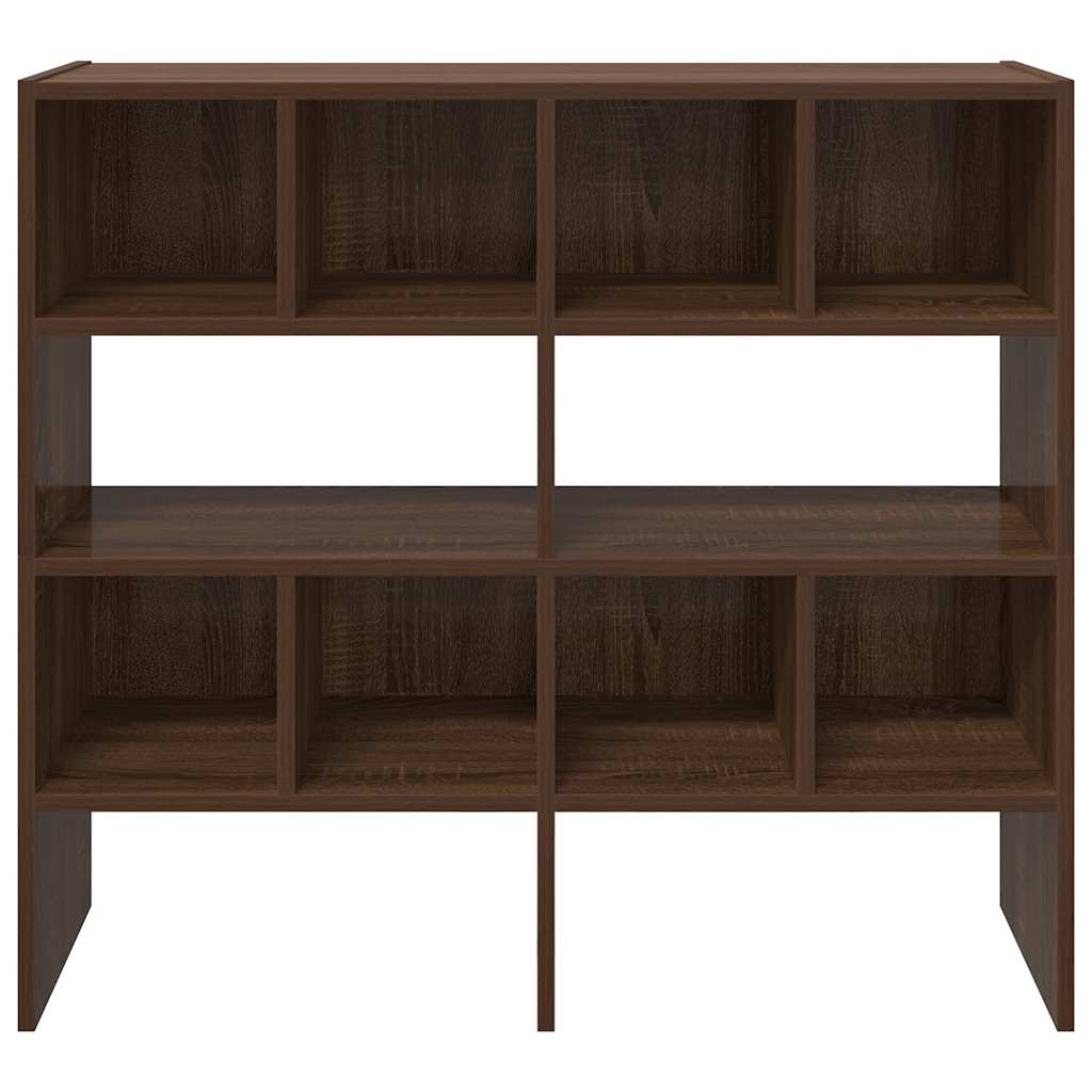 Skostativer 2 stk stablebar brun eik 89,5x30x40 cm