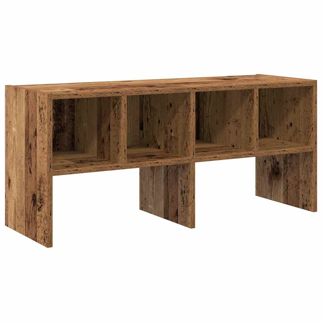 Skostativ stablebar gammelt tre 89,5x30x40 cm