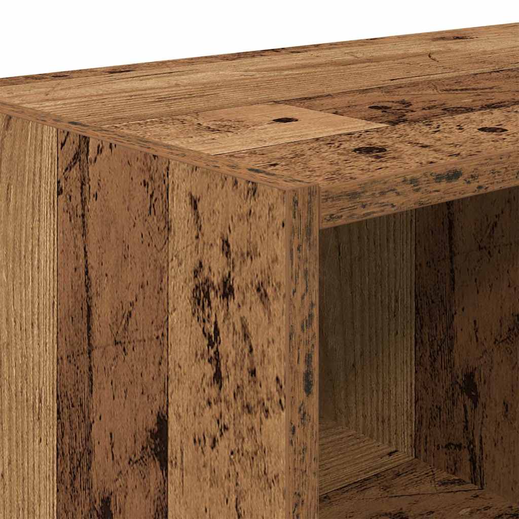 Skostativ stablebar gammelt tre 89,5x30x40 cm