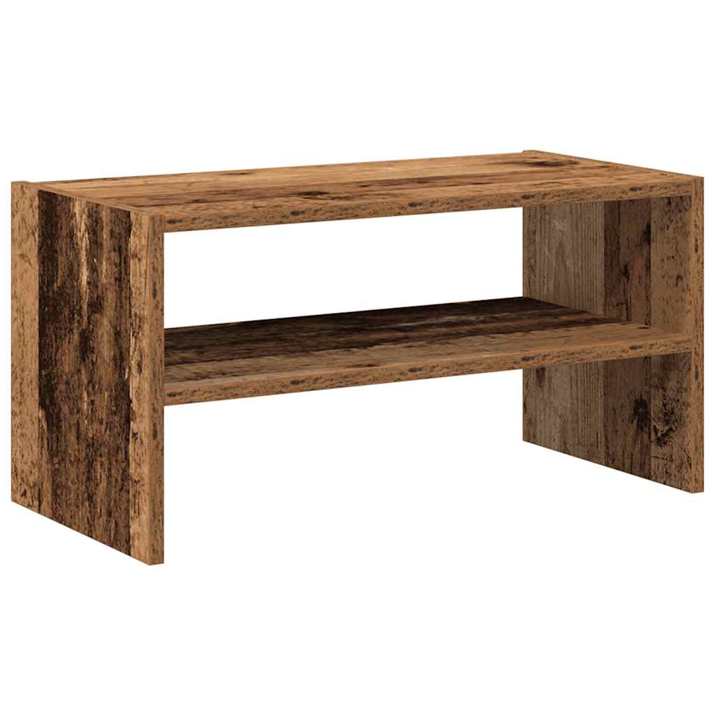 Skostativ stablebar gammelt tre 60x30x30,5 cm