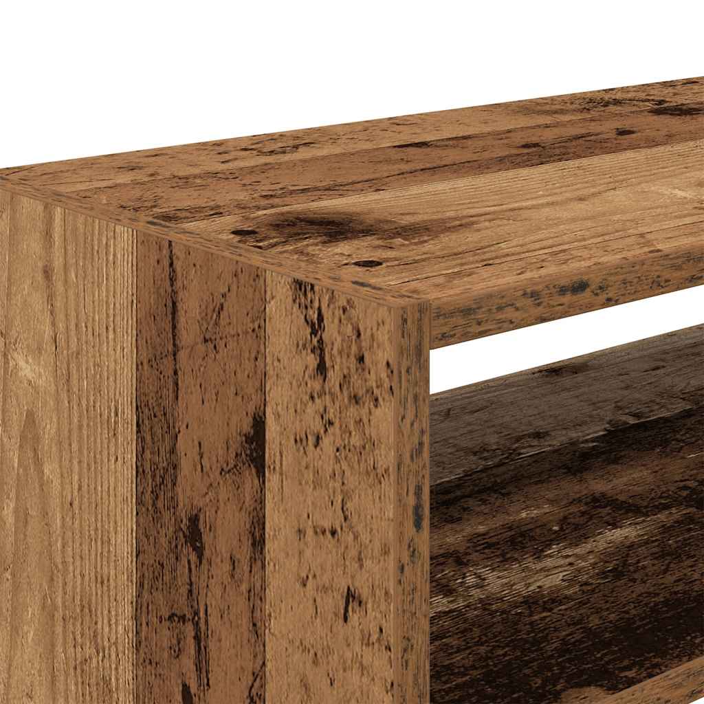 Skostativer 2 stk stablebar gammelt tre 60x30x30,5 cm