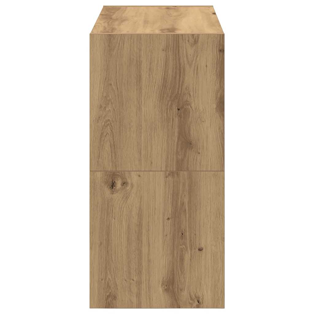 Skostativer 2 stk stablebar artisan eik 60x30x30,5 cm