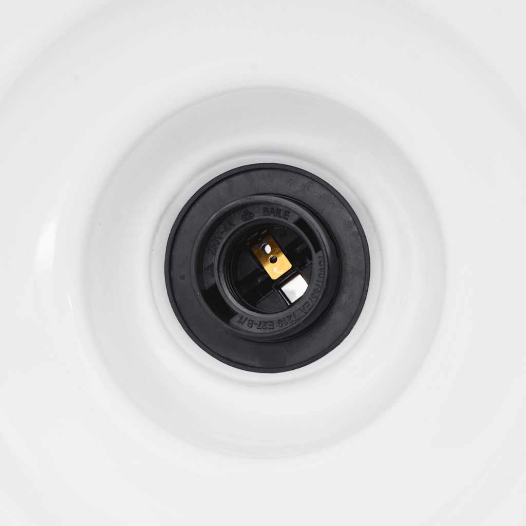 Pendellampe høydejusterbar E27 glans svart Ø 31 cm metall