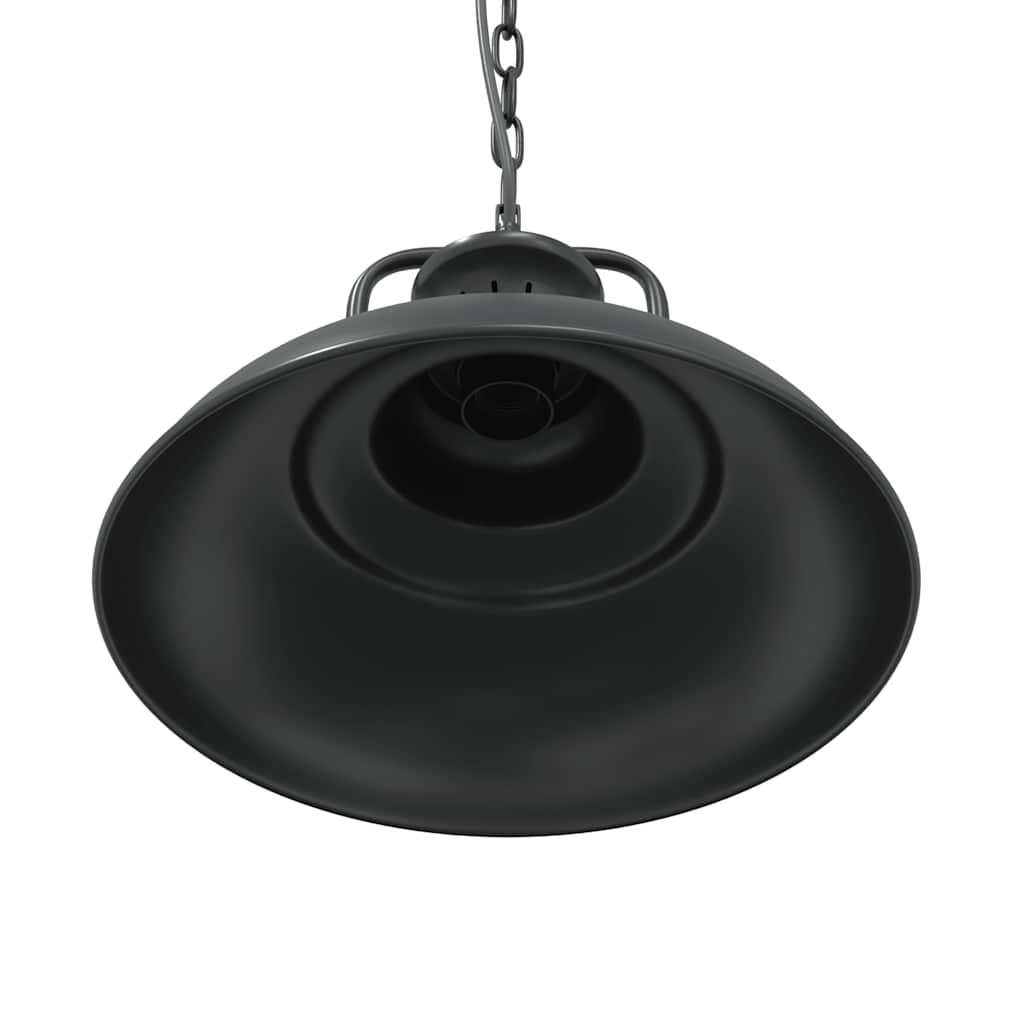 Pendellampe E27 svart Ø 31 cm jern