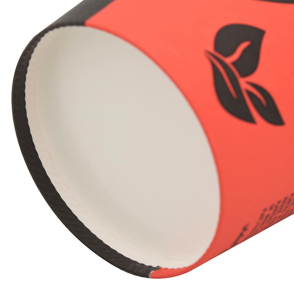 Papir kaffekopper 1000 stk 16oz 400 ml rød og svart