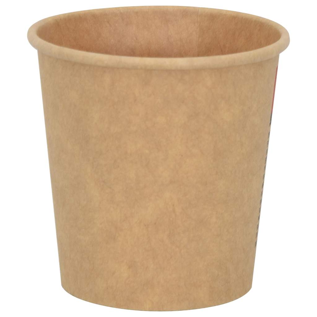 Papir kaffekopper 1000 stk 4oz 100 ml brun