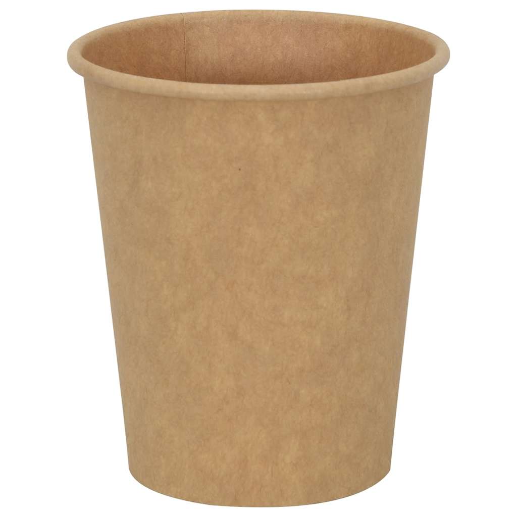 Papir kaffekopper 1000 stk 8oz 200 ml brun