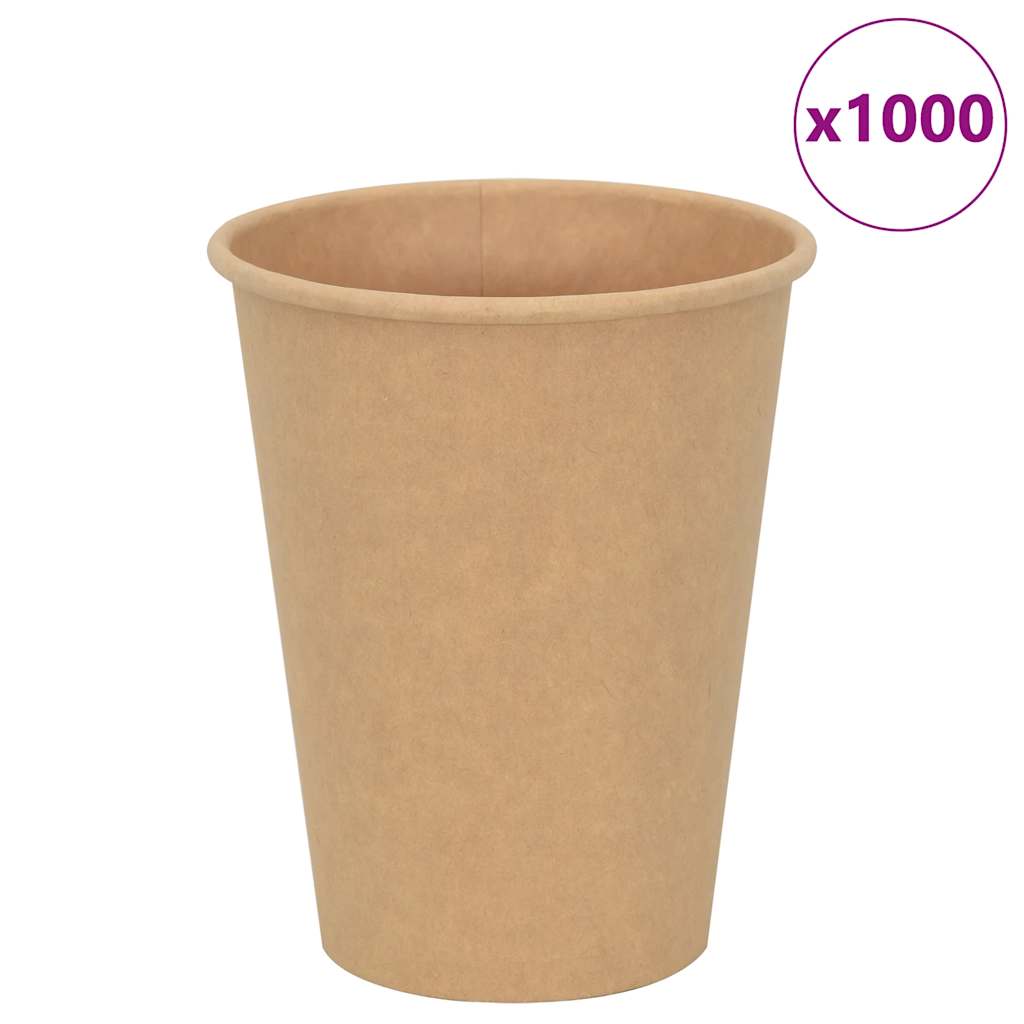 Papir kaffekopper 1000 stk 12oz 300 ml brun