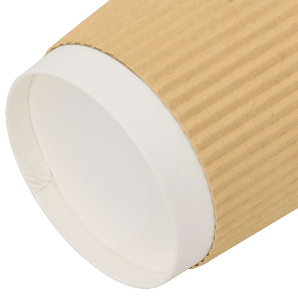 Papir kaffekopper 500 stk 16oz 400 ml brun
