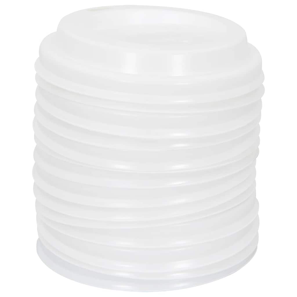 Papir kaffekopp lokk Ø60 mm 4oz 1000 stk hvit plast