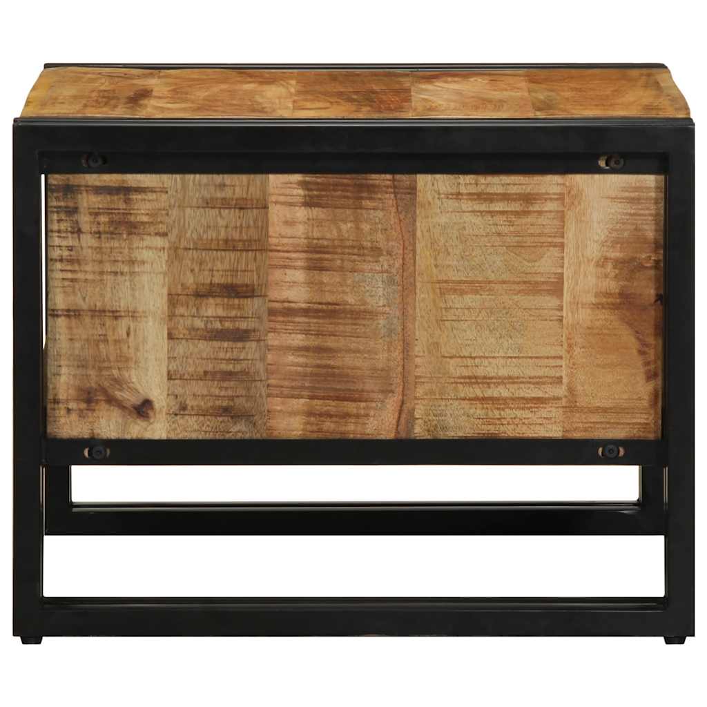 Salongbord 50x50x38 cm grovt heltre mangotre vidaXL