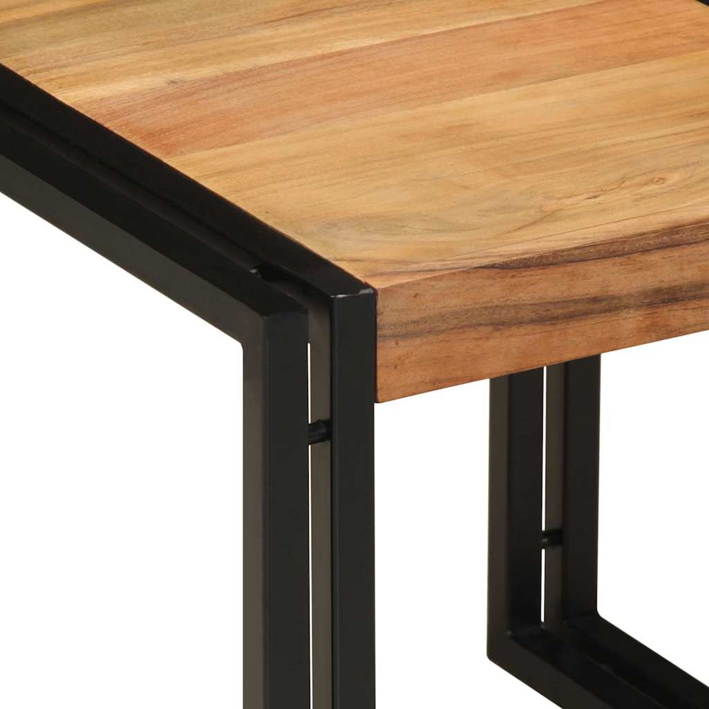 Kaffebord Brun 40 x 40 x 38 cm Solid akasietre
