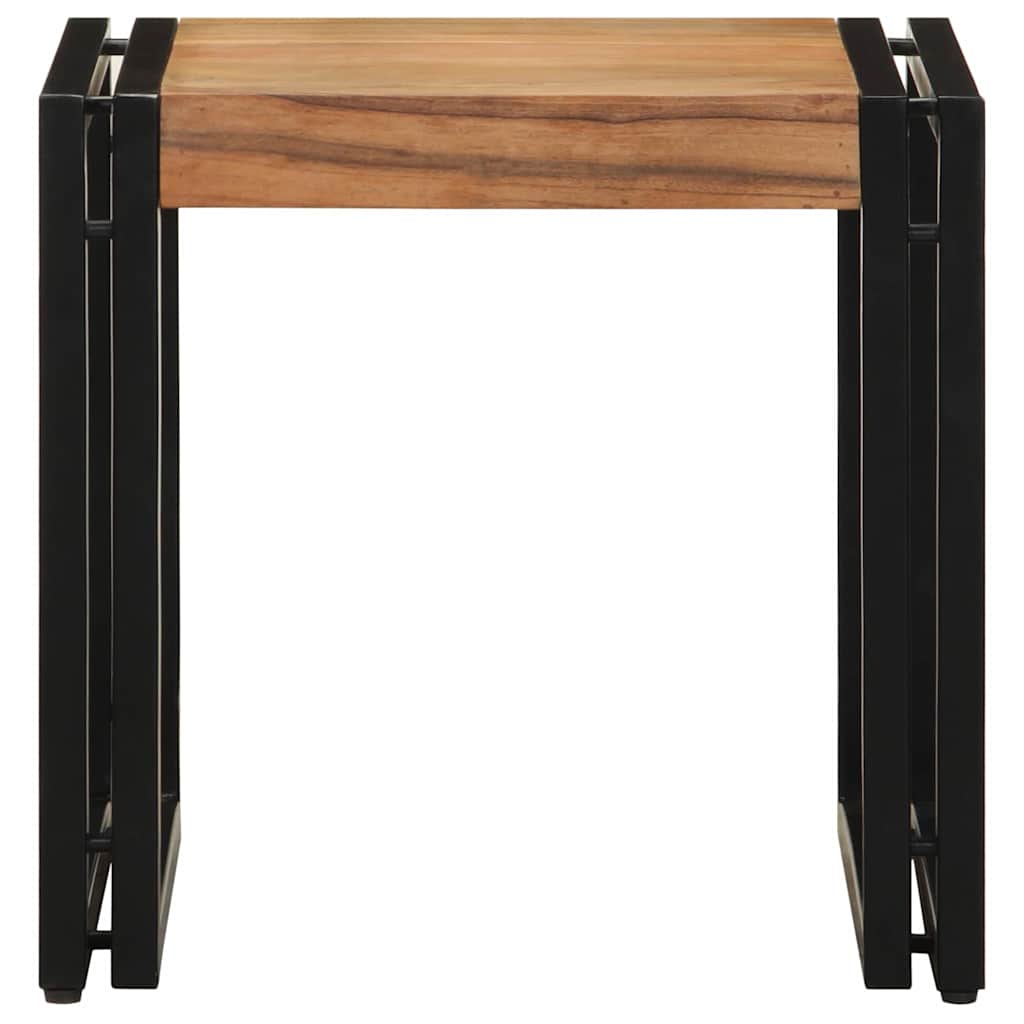 Kaffebord Brun 40 x 40 x 38 cm Solid akasietre