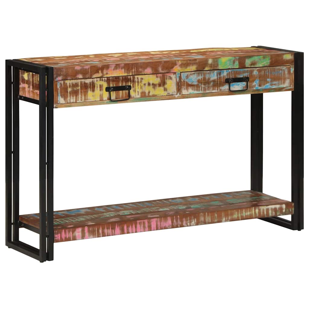 Konsollbord Flerfarget 120 x 33 x 75 cm Massiv Reclaim Tre