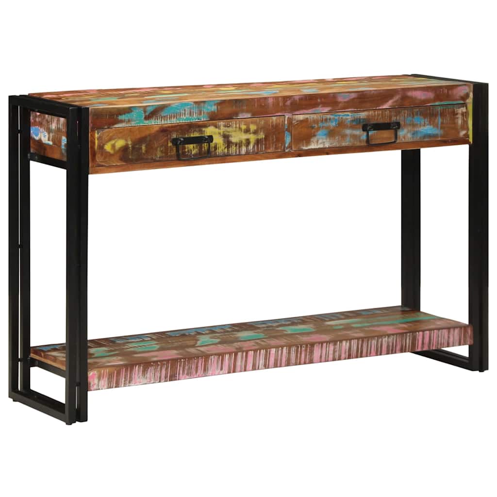 Konsollbord Flerfarget 120 x 33 x 75 cm Massiv Reclaim Tre