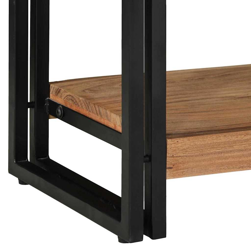 Konsollbord med skuff Brun 90 x 33 x 75 cm Solid akasietre