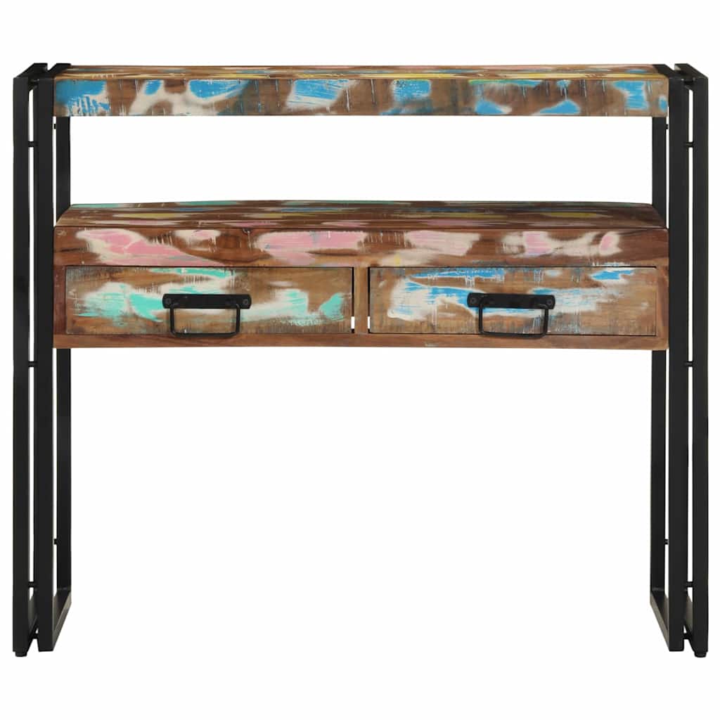 Konsollbord Flerfarget 90 x 33 x 75 cm Massiv Reclaim Tre