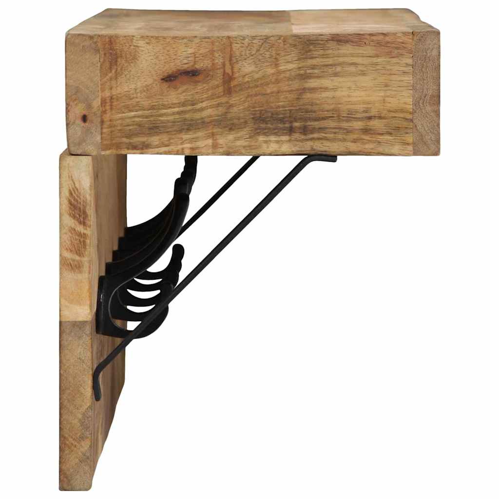 Kleshenger Veggmontert Brun 73 x 19 x 23 cm Massivt mangotre