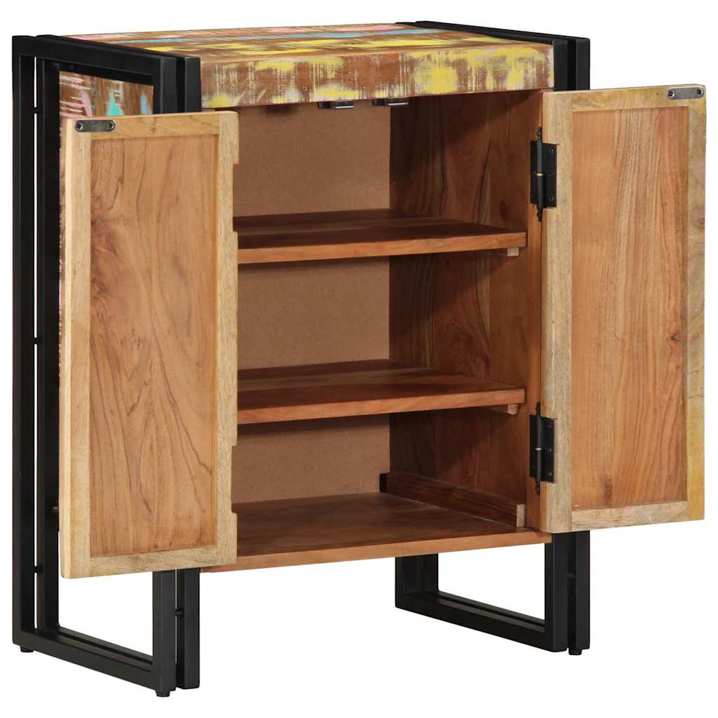 Sko Skap 56 x 35 x 70 cm Massivt gjenvunnet tre Flerfarget