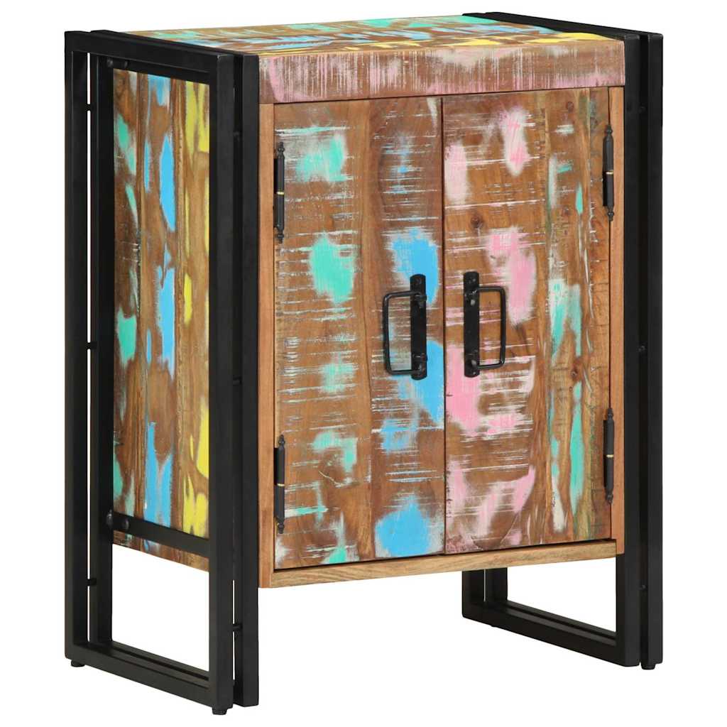 Sko Skap 56 x 35 x 70 cm Massivt gjenvunnet tre Flerfarget