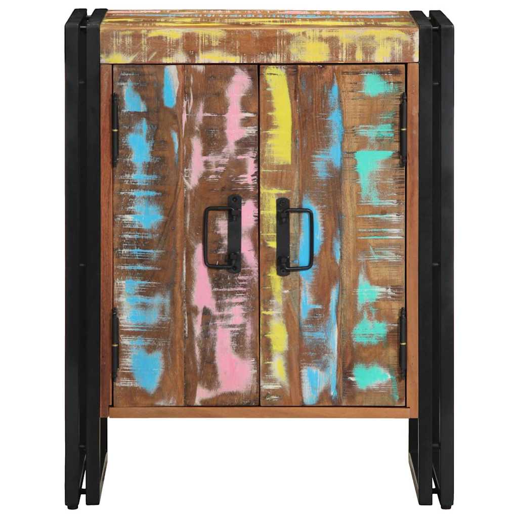 Sko Skap 56 x 35 x 70 cm Massivt gjenvunnet tre Flerfarget