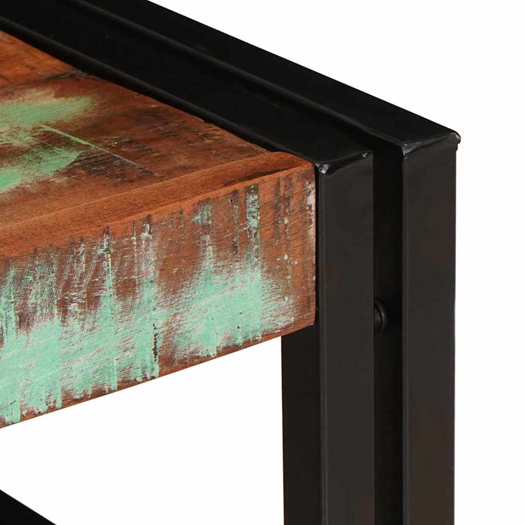 Badehylle Flerfarget 65 x 50 x 23 cm Massiv gjenbrukt treverk