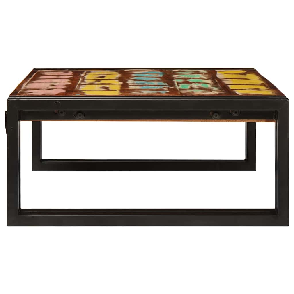 Badehylle Flerfarget 65 x 50 x 23 cm Massiv gjenbrukt treverk