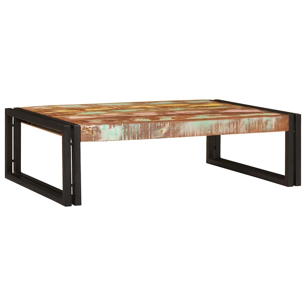 Badehylle Flerfarget 80 x 50 x 23 cm Massiv gjenbrukt treverk
