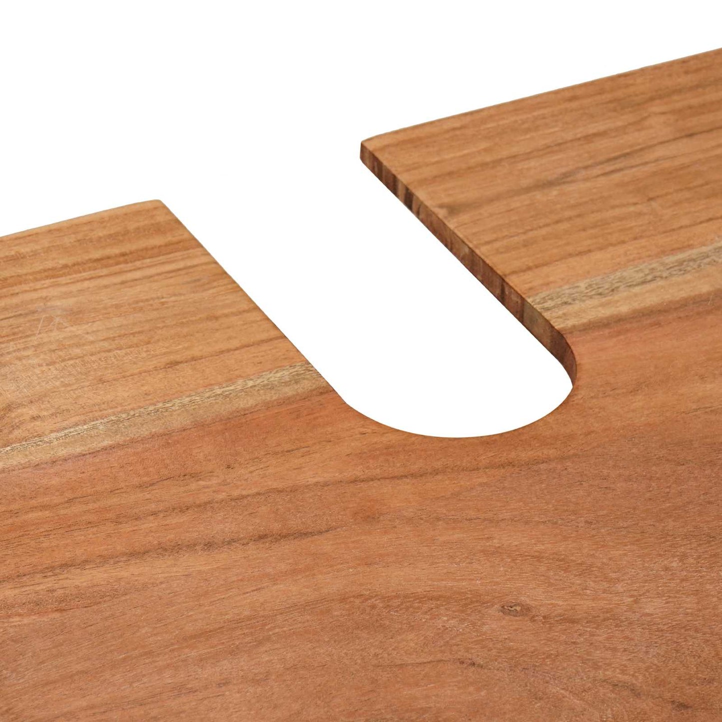 Vaskeskap med hylle Brun 71 x 33 x 58 cm Solid akasietre