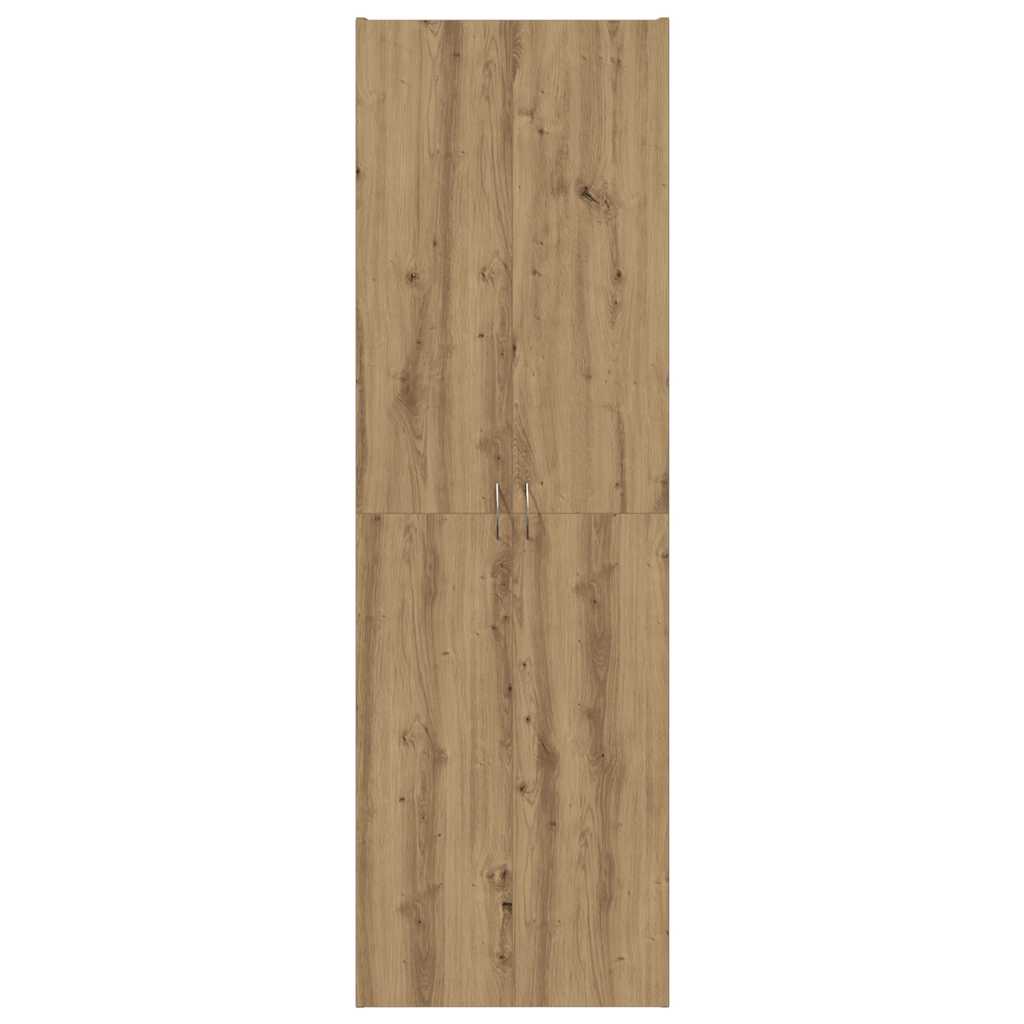 Highboard artisan eik 60x32x190 cm konstruert tre