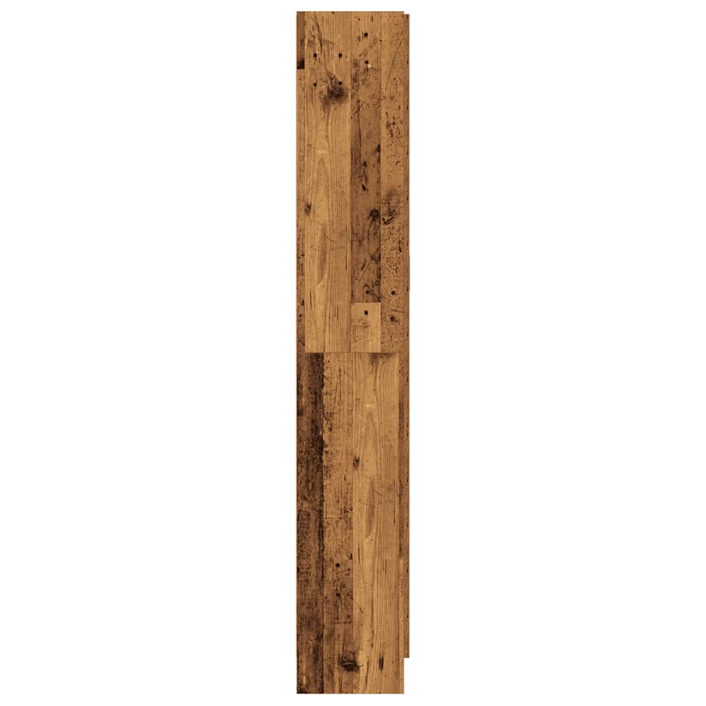 Highboard gammelt tre 82,5x30,5x185 cm konstruert tre