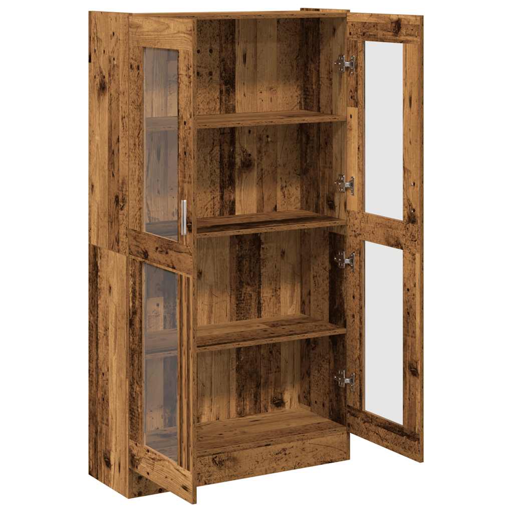 Highboard gammelt tre 82,5x30,5x150 cm konstruert tre