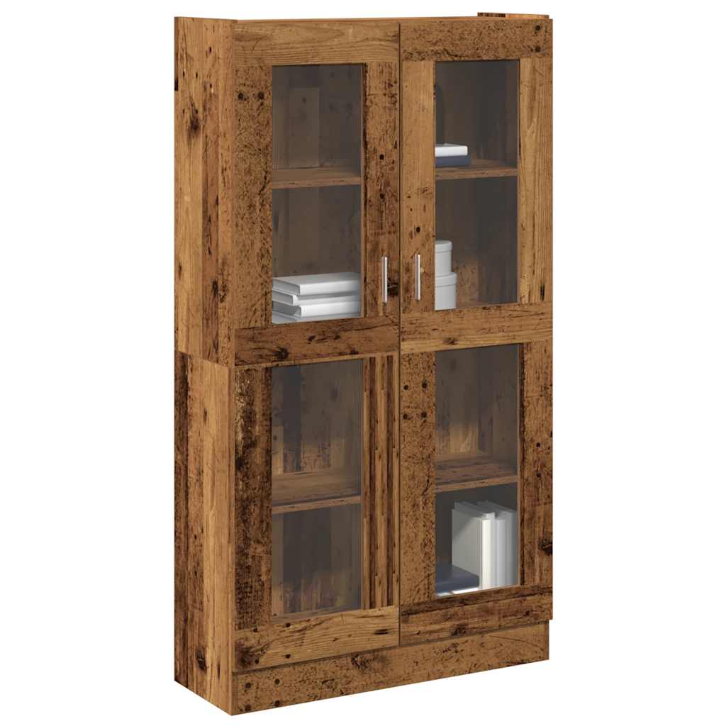 Highboard gammelt tre 82,5x30,5x150 cm konstruert tre