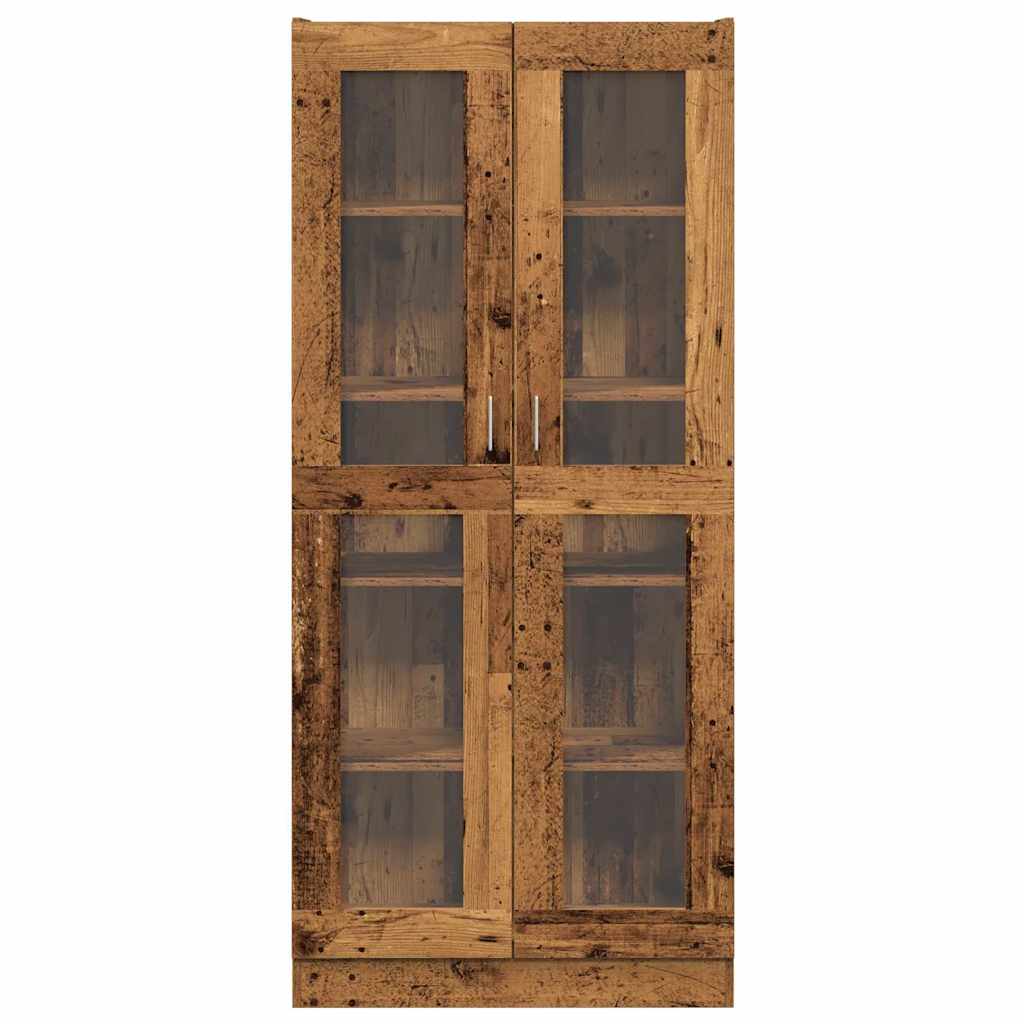 Highboard gammelt tre 82,5x30,5x185 cm konstruert tre