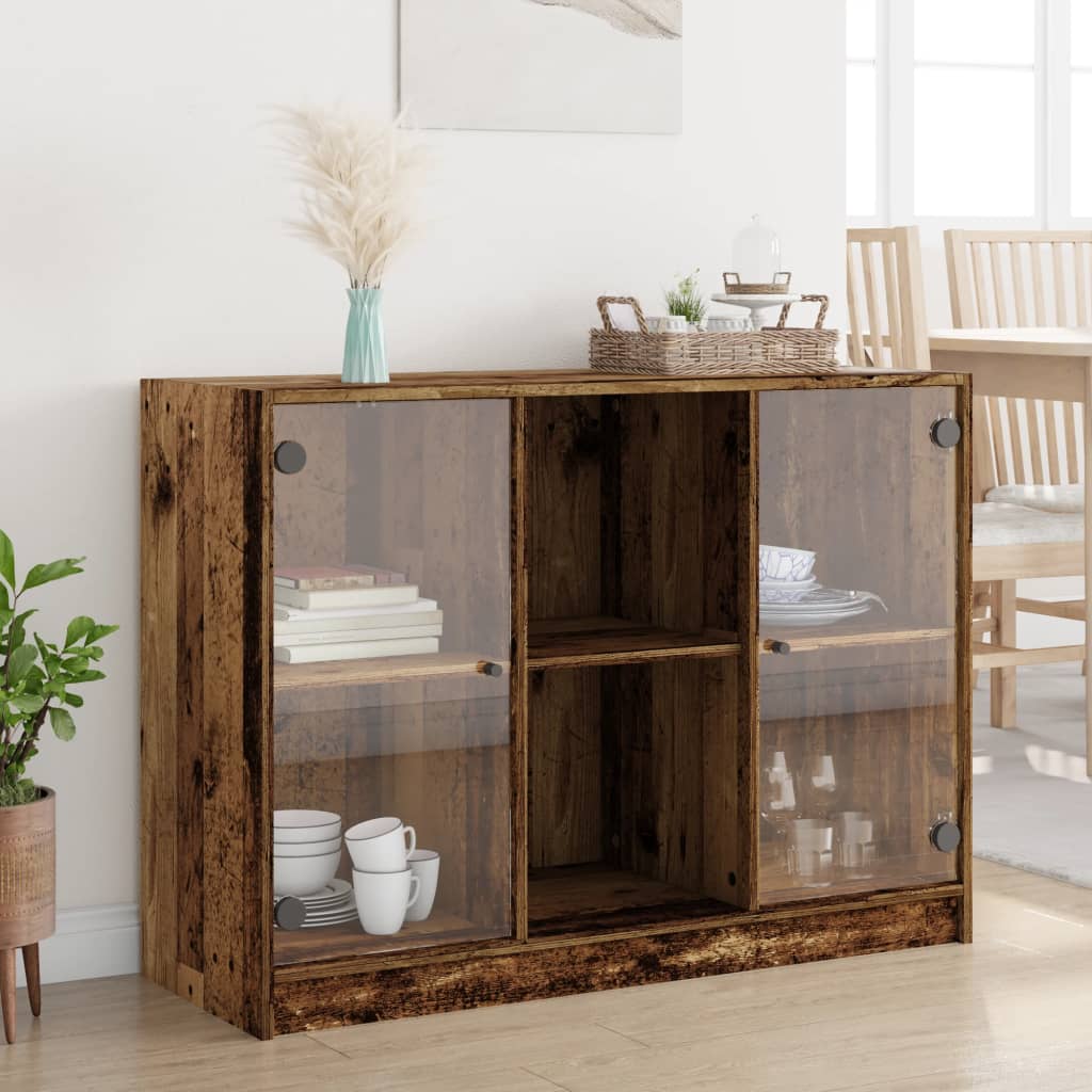 Skjenk gammelt tre 102x37x75,5 cm konstruert tre