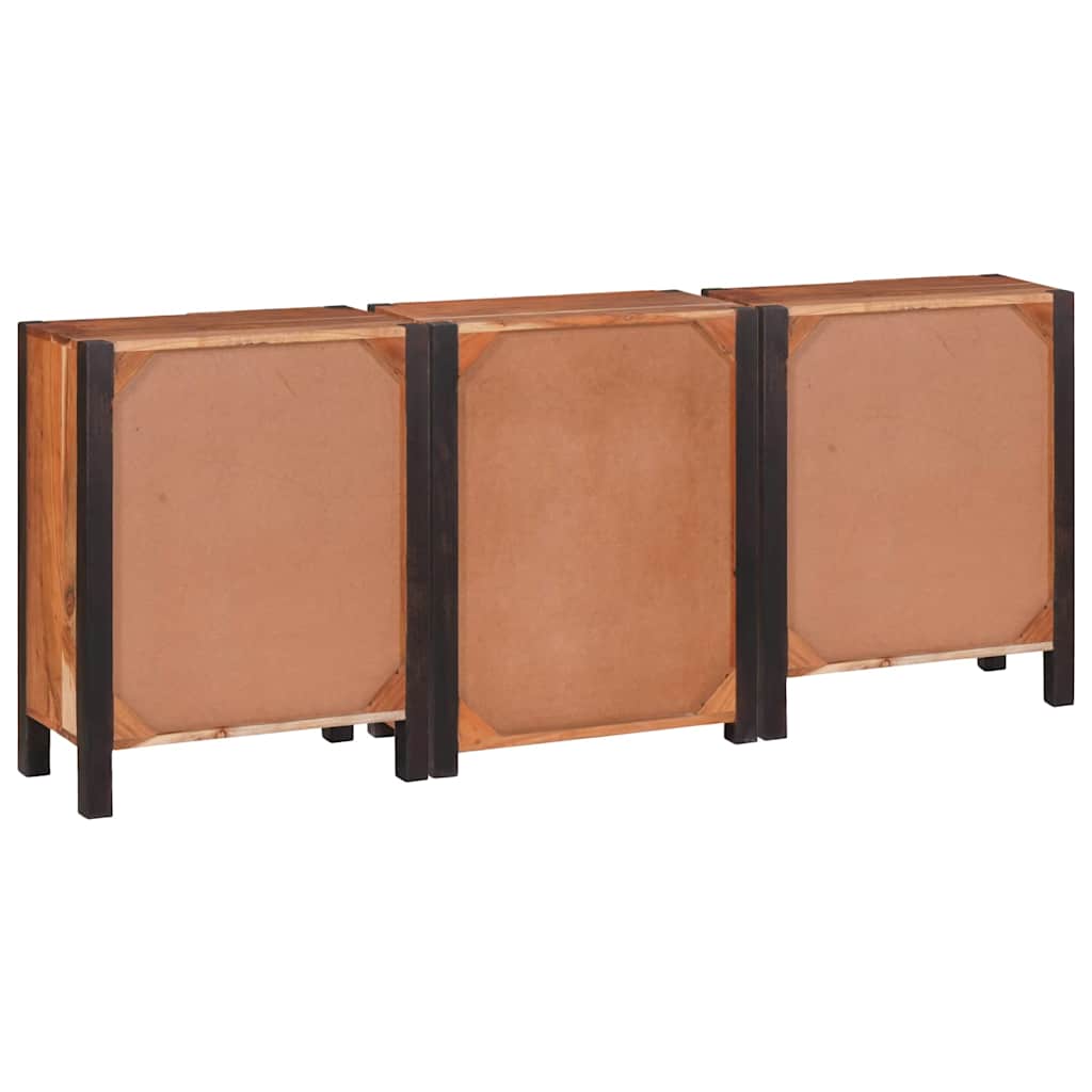 Serviesskap 3 pcs Brun 55 x 30 x 75 cm Solid akasietre