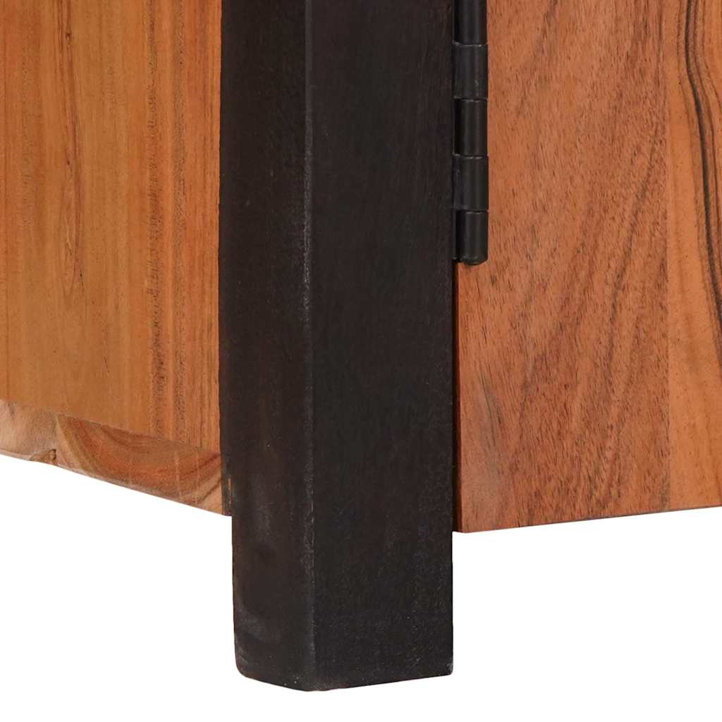 Serviesskap 3 pcs Brun 165 x 30 x 75 cm Solid akasietre