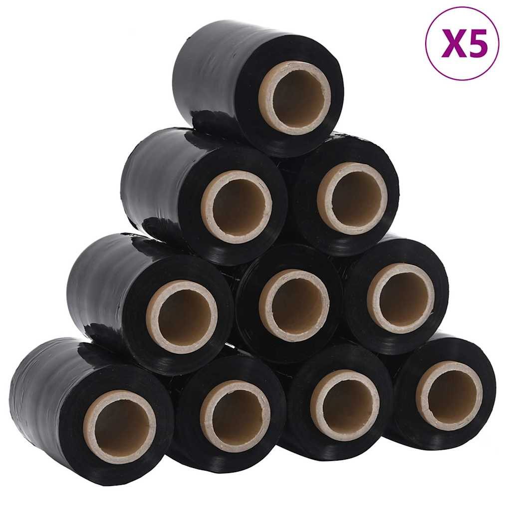 Strekkfilm 50 stk svart 23 µm 10 cm x 150 m