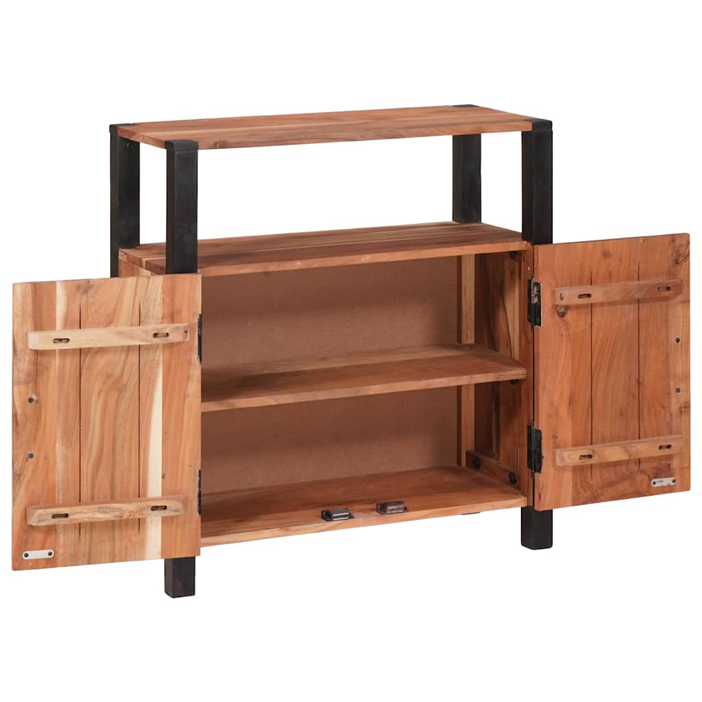 Serviesskap Brun 70 x 30 x 75 cm Solid akasietre