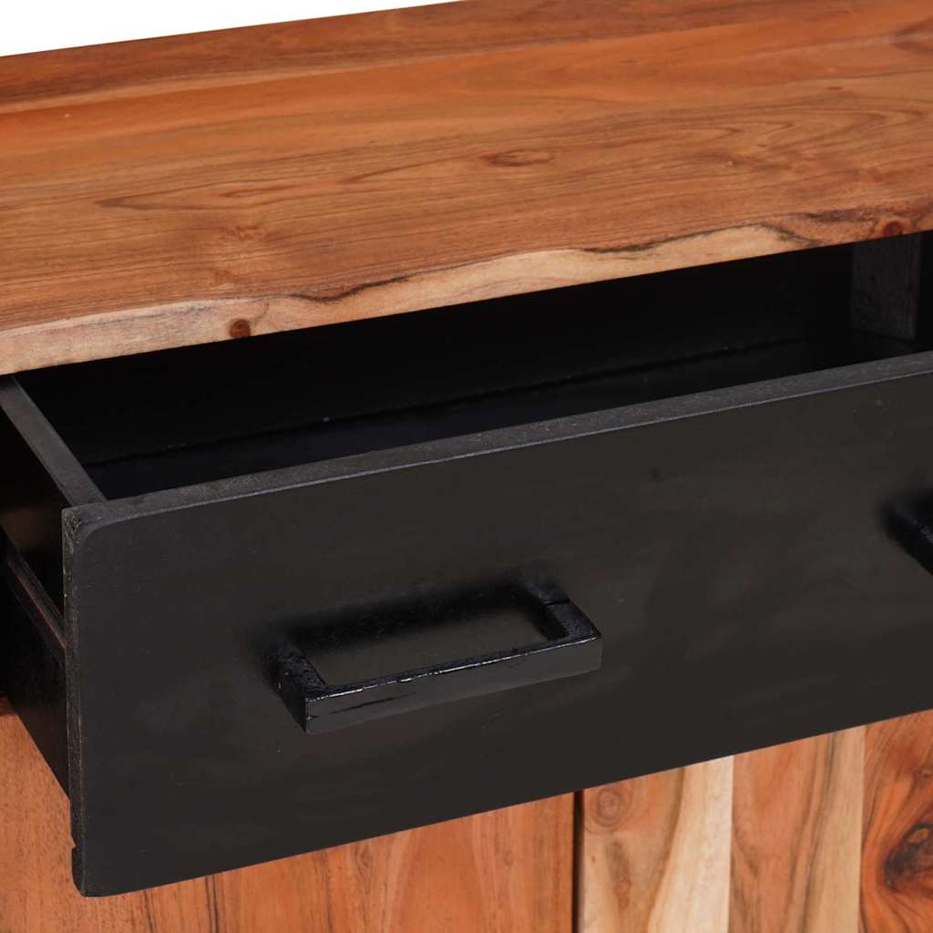 Serviesskap med skuff Brun 55 x 30 x 75 cm Solid akasietre