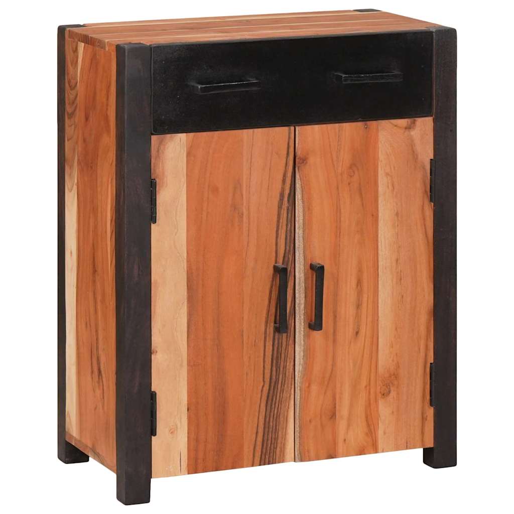 Serviesskap med skuff Brun 55 x 30 x 75 cm Solid akasietre