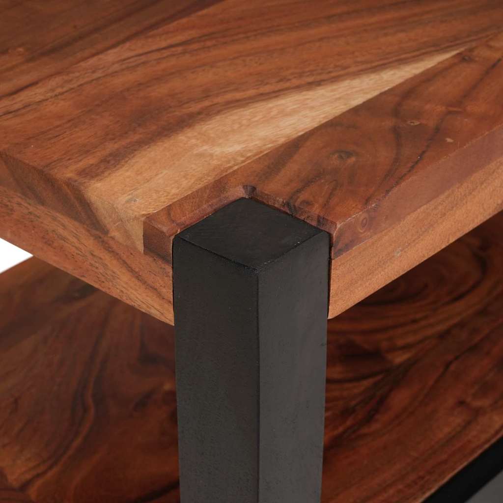 Medieskap med skuff Brun 110 x 30 x 40 cm Solid akasietre