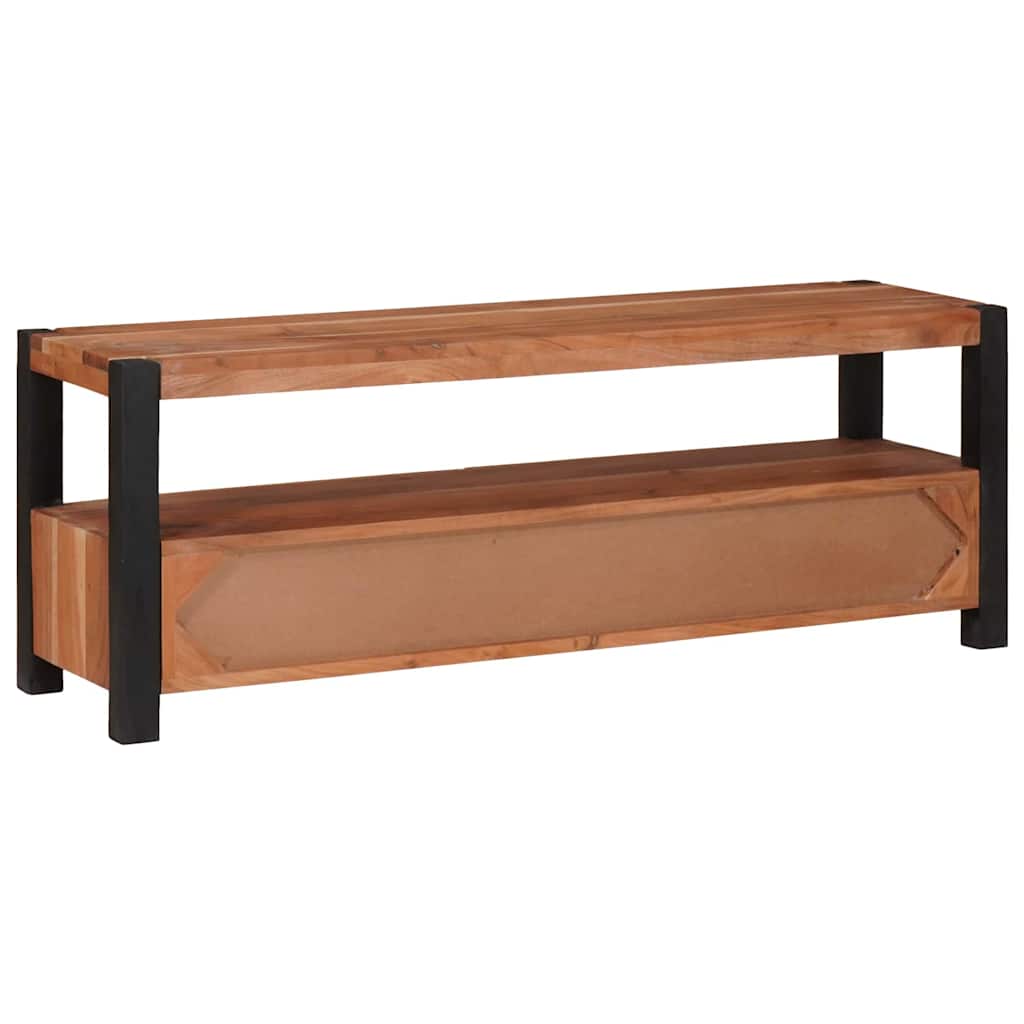 TV-skap med skuff med hylle Brun 110 x 30 x 40 cm heltre akasie