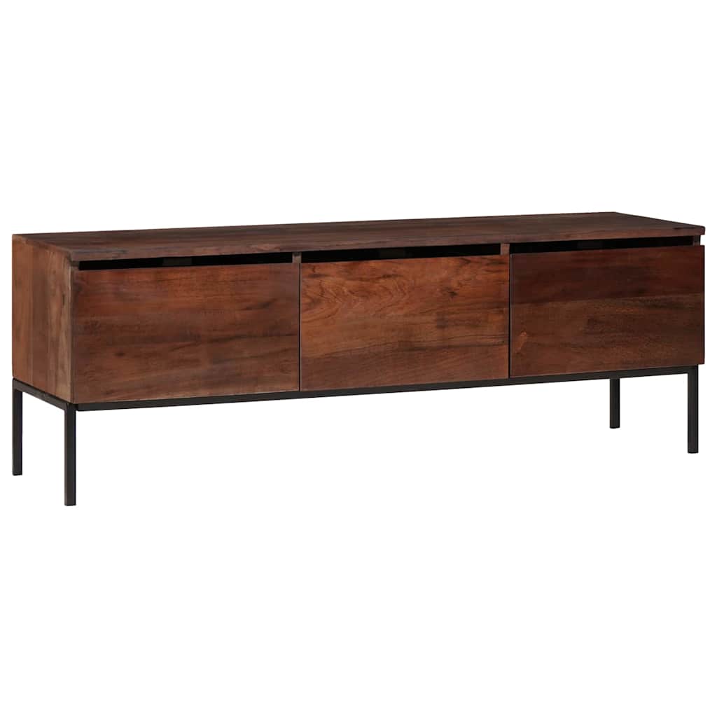 TV-skap med skuff honningbrun 110 x 30 x 36 cm heltre akasie